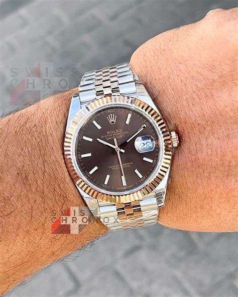 datejust 41 chocolate